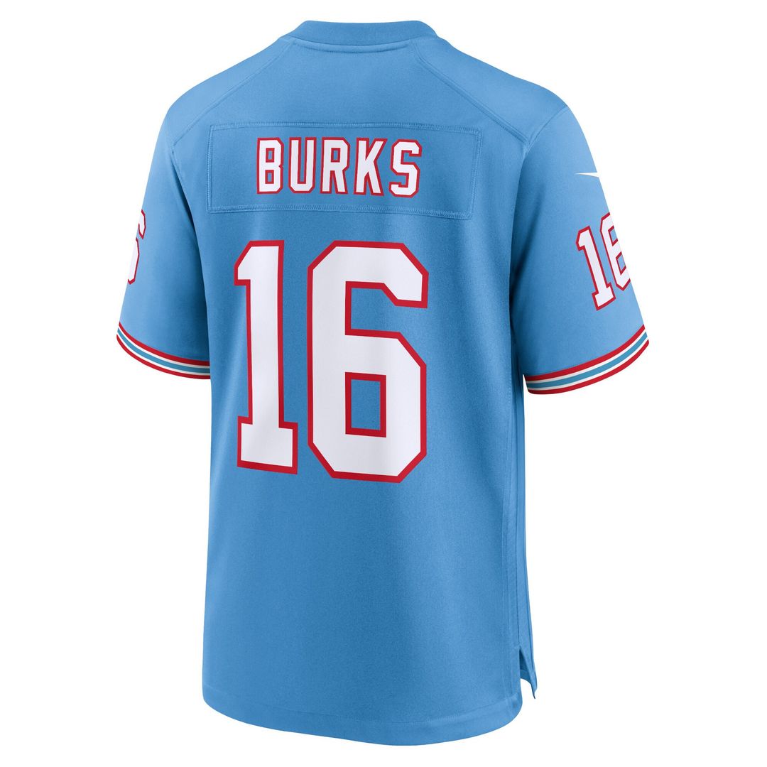 Treylon Burks Tennessee Titans Nike Youth Game Jersey - Light Blue Official NFL Team Apparel Football Fan Gear