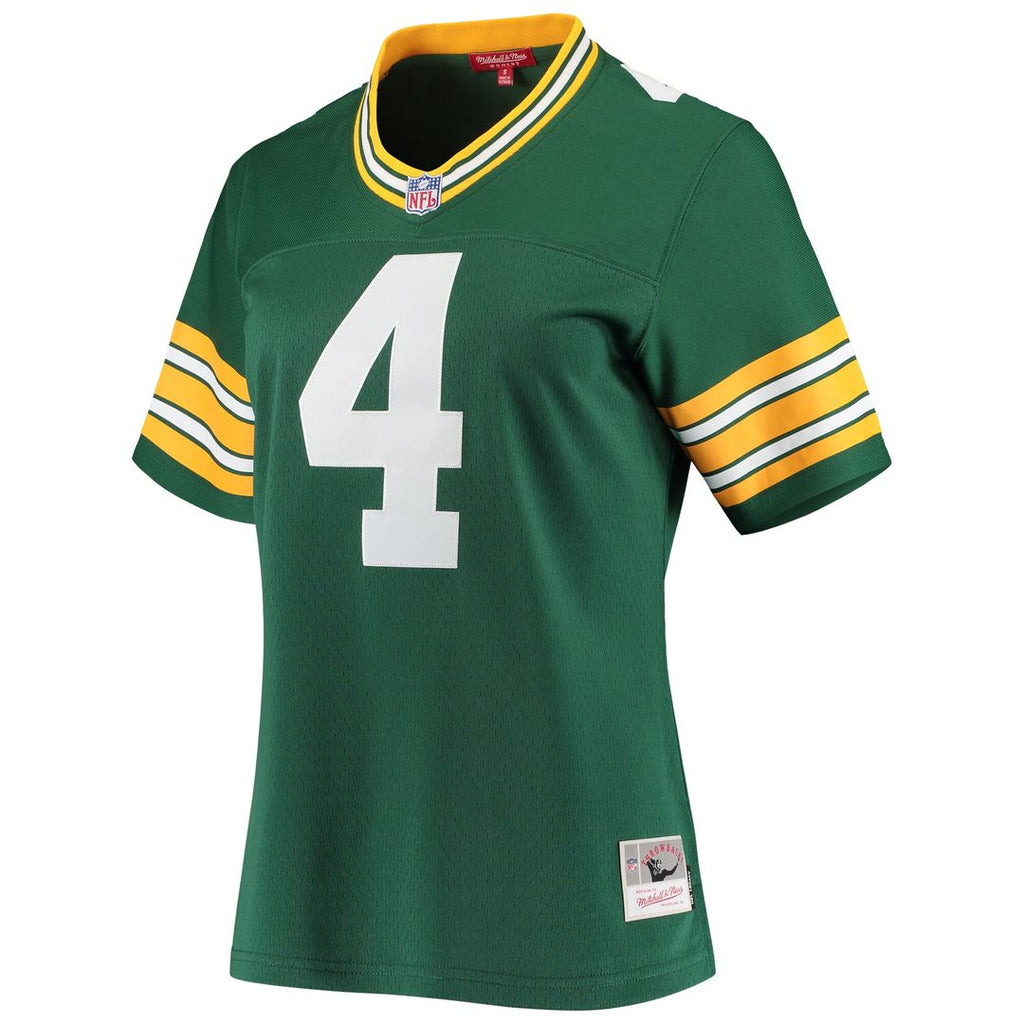 Brett Favre Green Bay Packers Mitchell & Ness Women's 1996 Legacy Replica Player Jersey - Green Official NFL Team Apparel Football Fan Gear