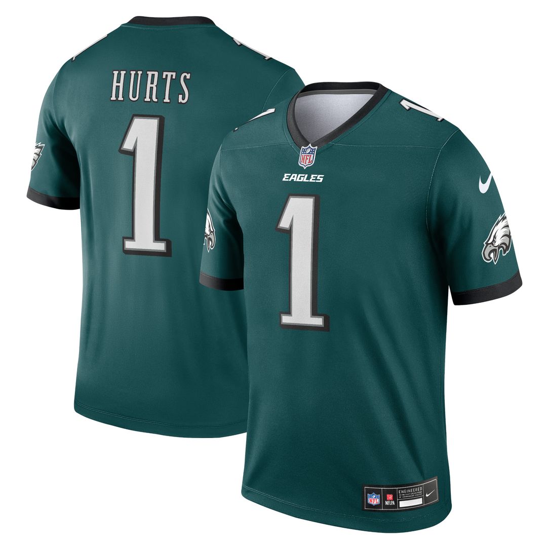 Jalen Hurts Philadelphia Eagles Nike Legend Player Performance Top - Green NFL Fan Gear Popular Style
