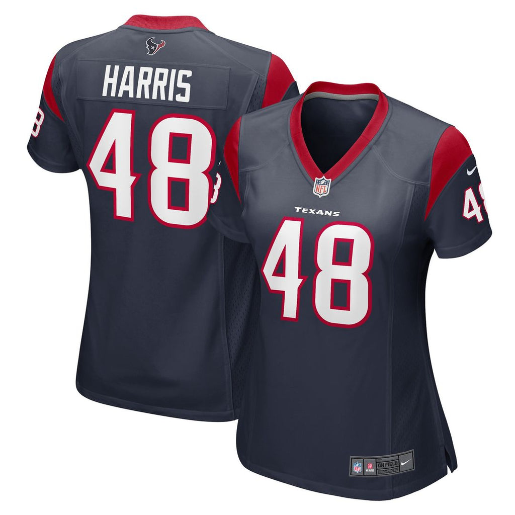Christian Harris Houston Texans Nike Women's Game Player Jersey - Navy Official NFL Team Apparel Football Fan Gear