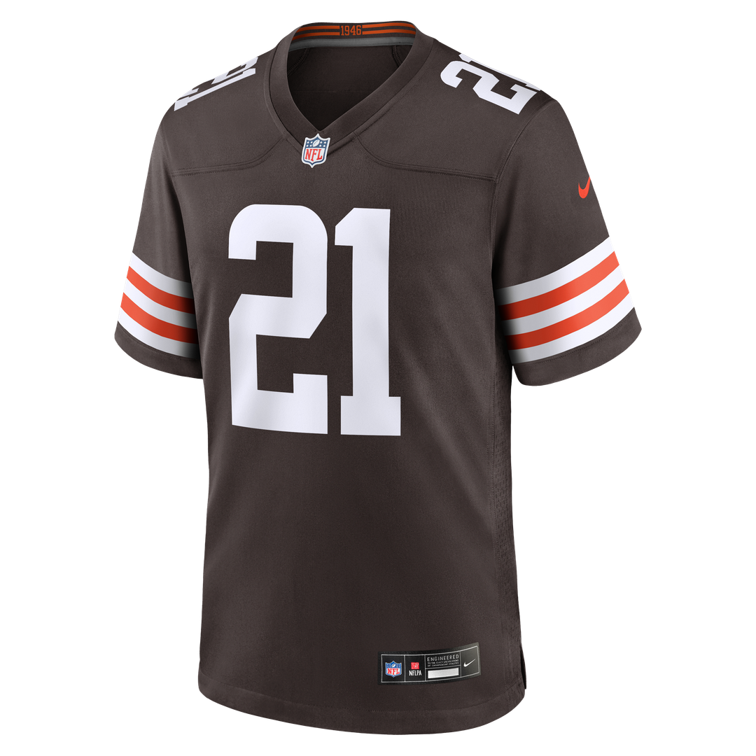 Denzel Ward Cleveland Browns Nike Player Game Jersey - Brown Official NFL Team Apparel Football Fan Gear