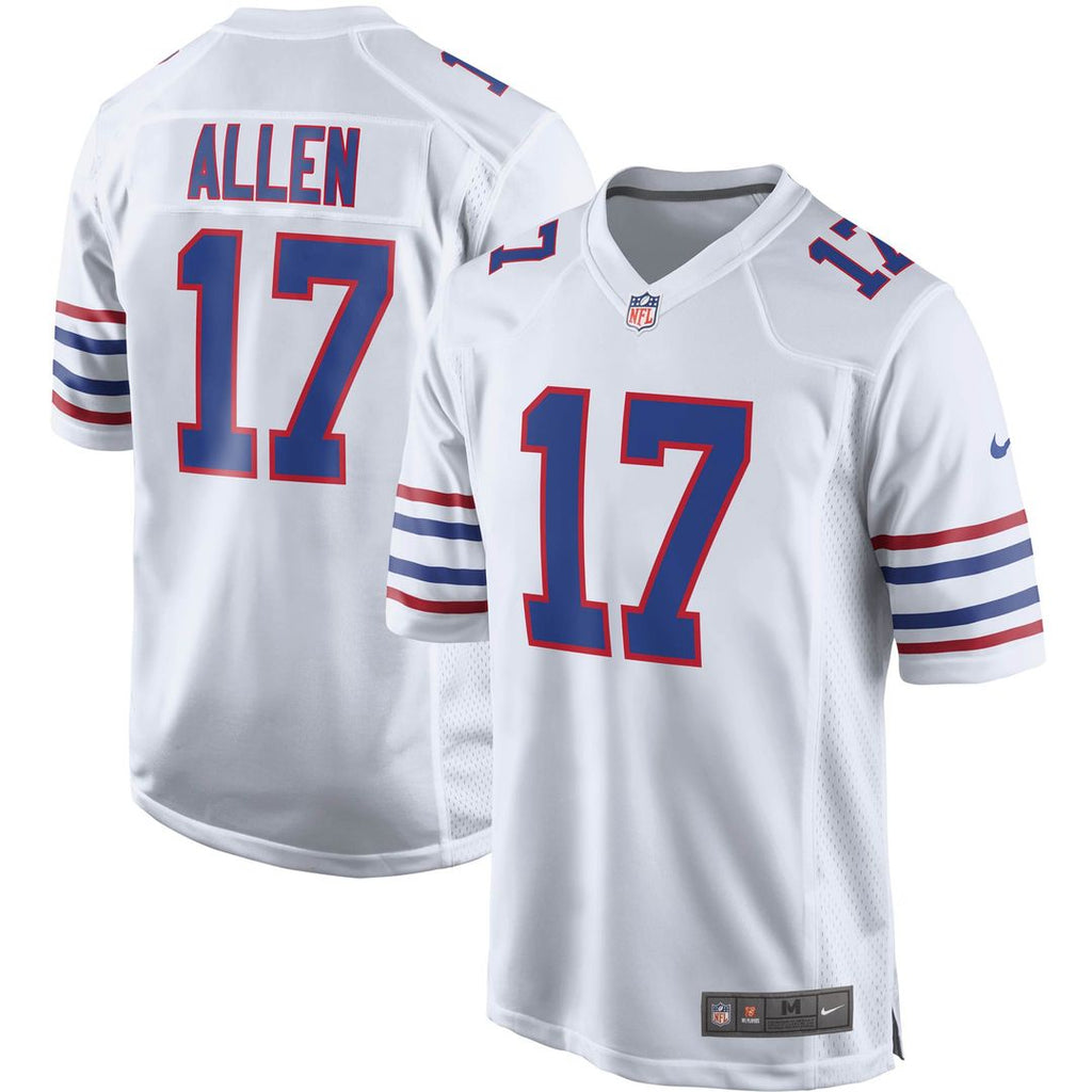 Josh Allen Buffalo Bills Nike Alternate Game Player Jersey - White Official NFL Team Apparel Football Fan Gear
