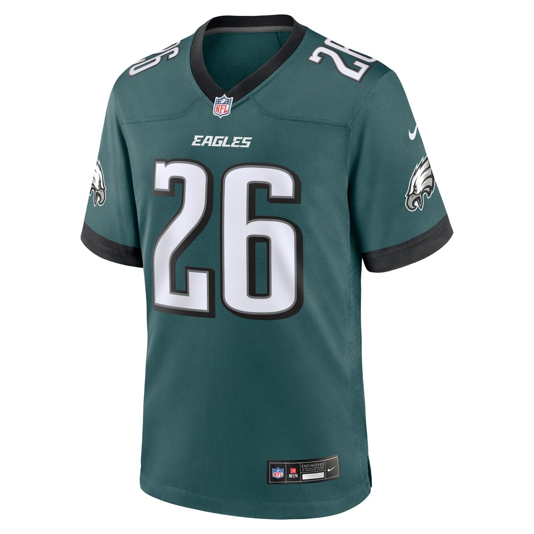 Saquon Barkley Philadelphia Eagles Nike Game Player Jersey - Midnight Green Official NFL Team Apparel Football Fan Gear