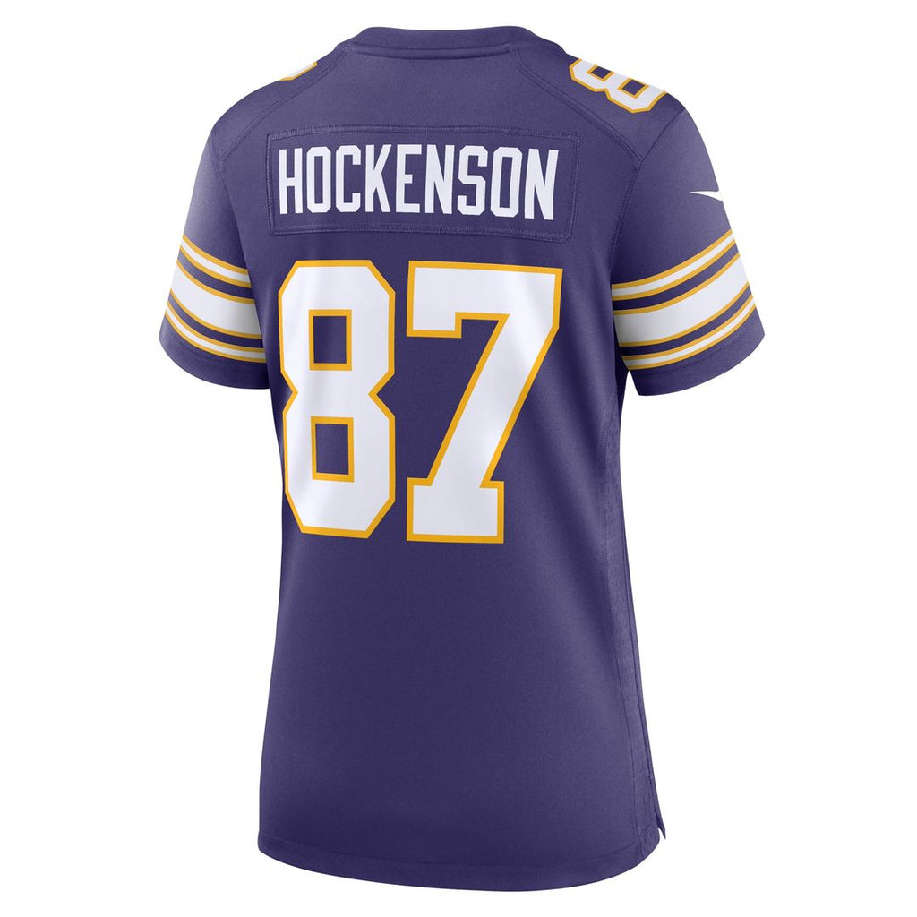 T.J. Hockenson Minnesota Vikings Nike Women's Player Jersey - Purple Official NFL Team Apparel Football Fan Gear