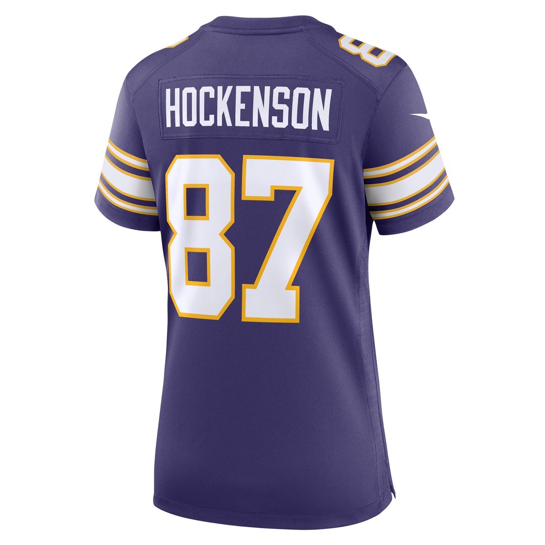 T.J. Hockenson Minnesota Vikings Nike Women's Player Jersey - Purple Official NFL Team Apparel Football Fan Gear