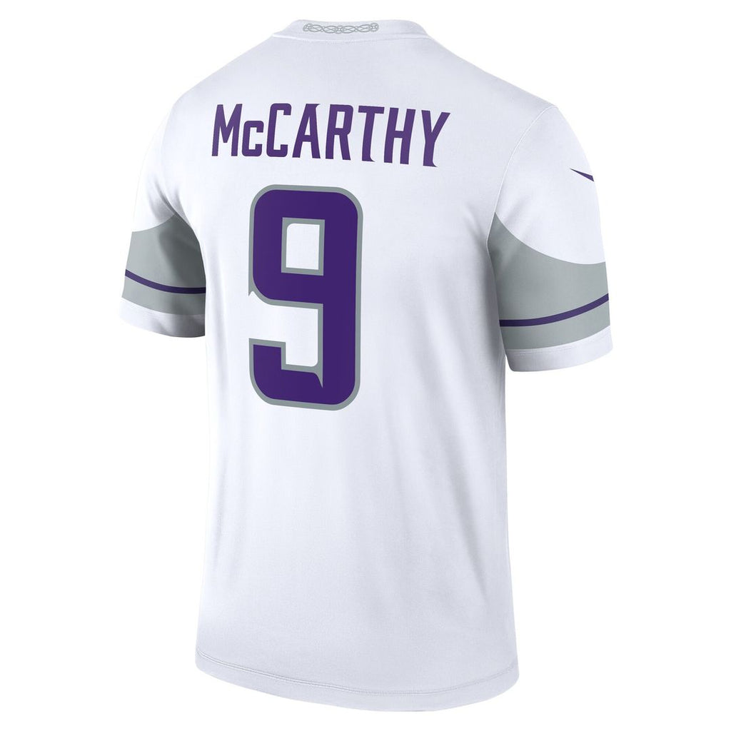 J.J. McCarthy Minnesota Vikings Nike Legend Player Performance Top - White NFL Fan Gear Popular Style