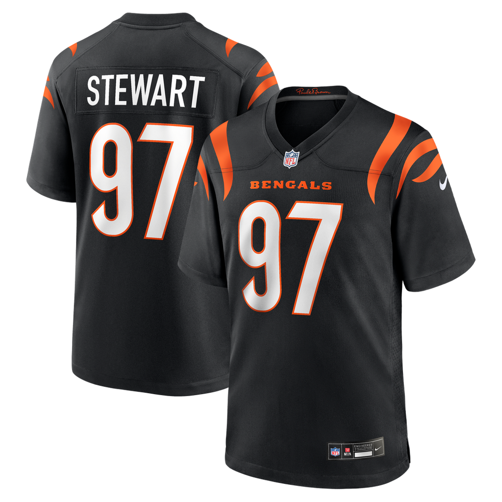 Shemar Stewart Cincinnati Bengals Nike Team Game Jersey - Black Official NFL Team Apparel Football Fan Gear