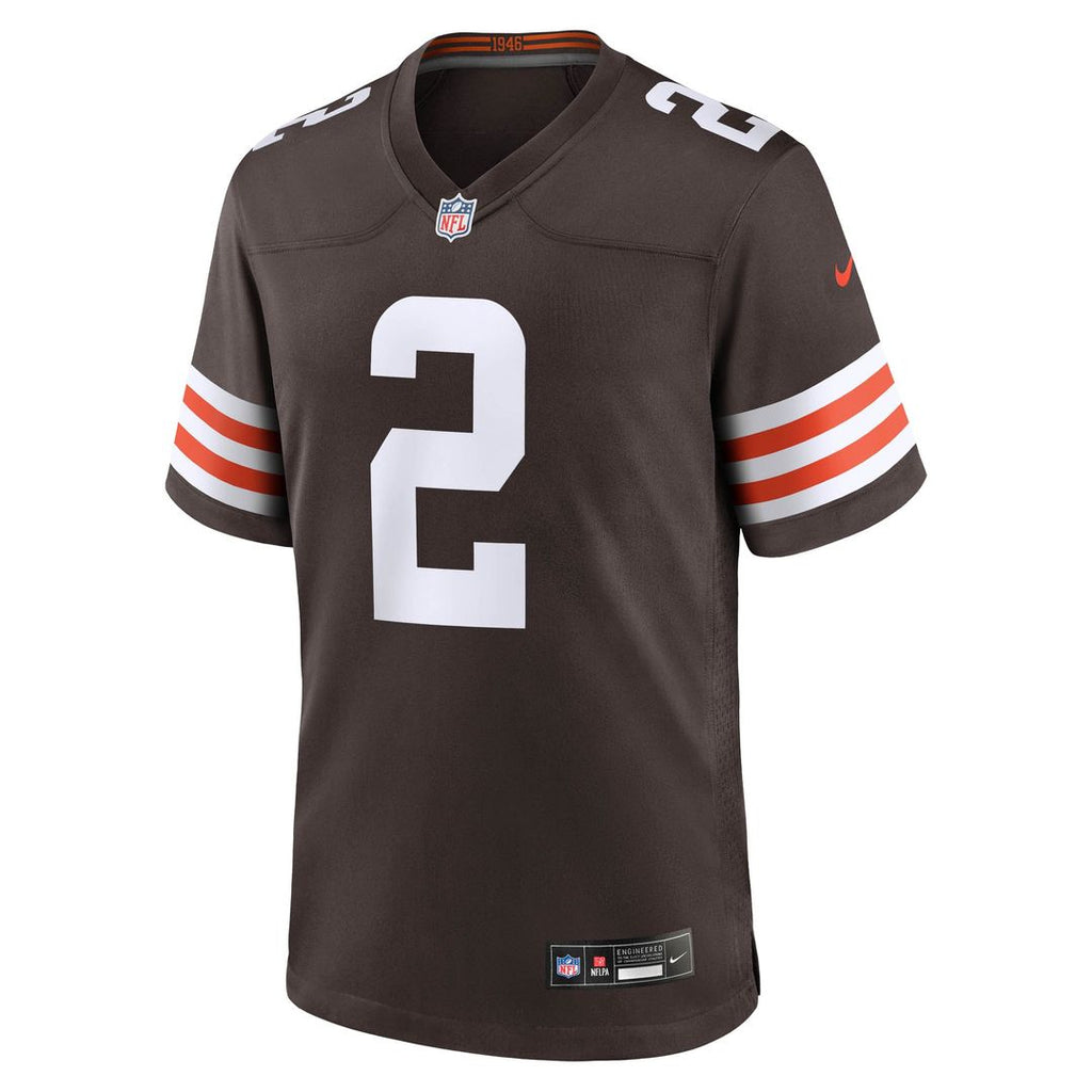 Shedeur Sanders Cleveland Browns Nike Game Jersey - Brown Official NFL Team Apparel Football Fan Gear