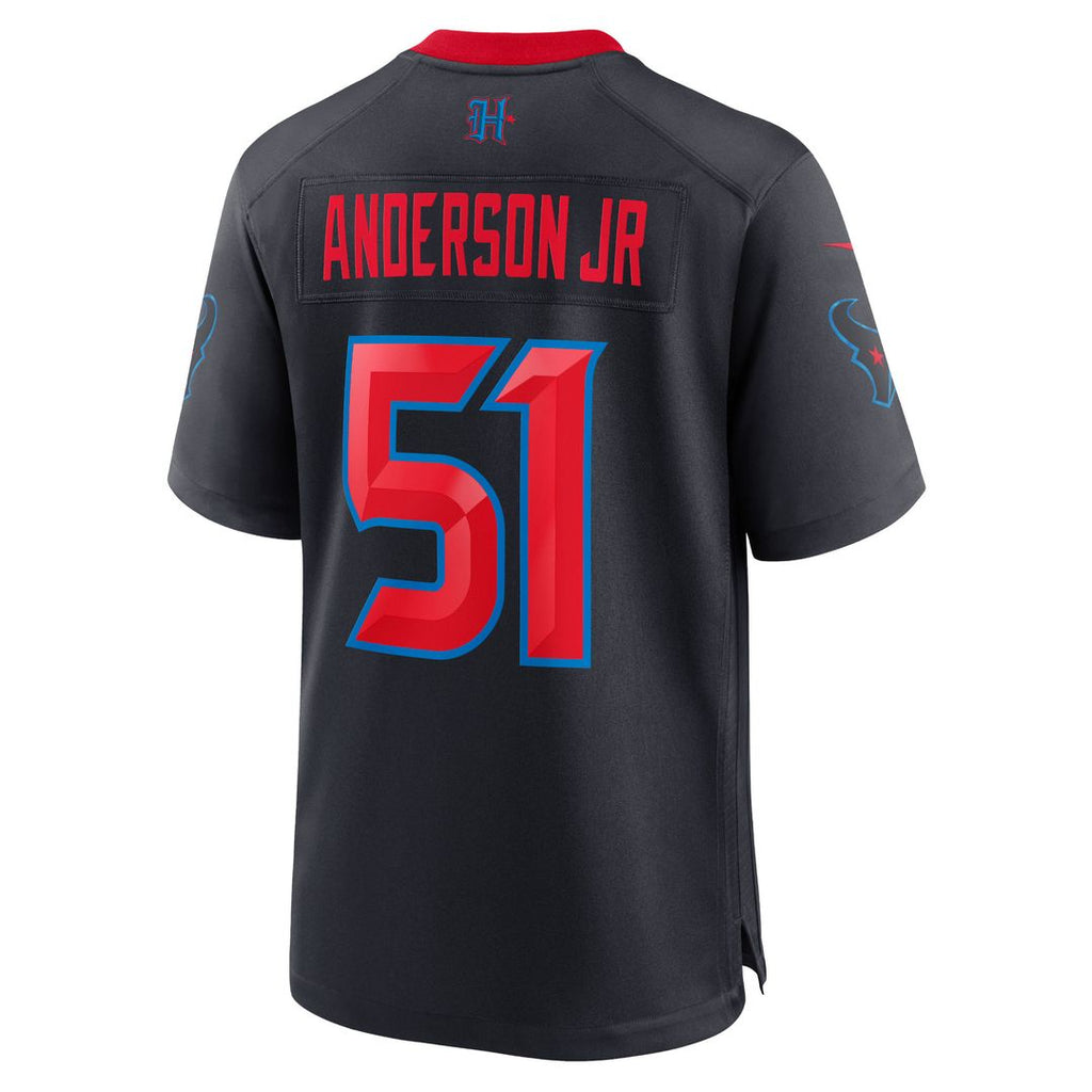 Will Anderson Jr. Houston Texans Nike Alternate Game Jersey - Red Official NFL Team Apparel Football Fan Gear