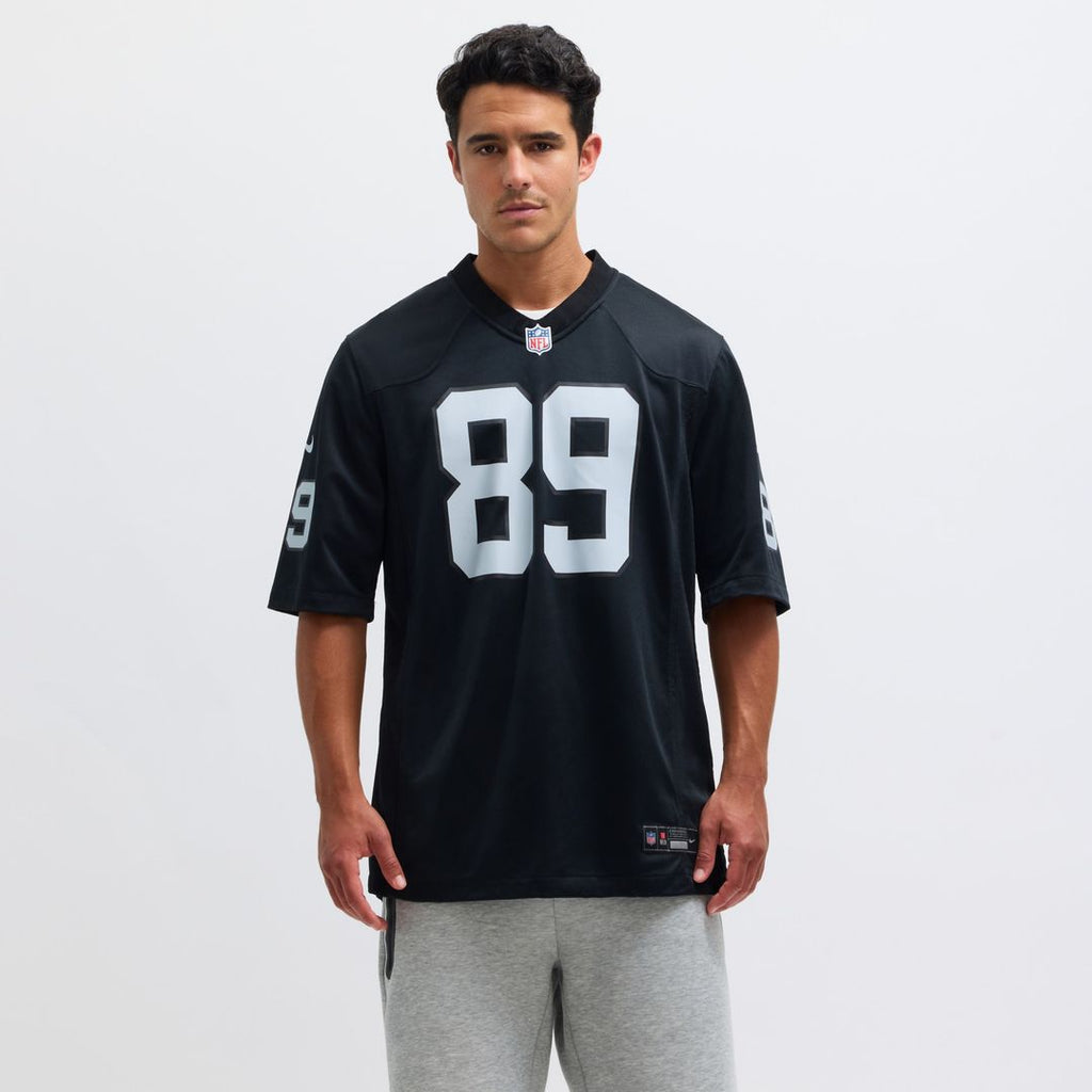 Brock Bowers Las Vegas Raiders Nike Player Game Jersey - Black Official NFL Team Apparel Football Fan Gear