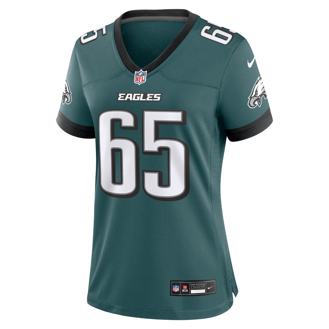 Lane Johnson Philadelphia Eagles Nike Women's Team Game Jersey - Midnight Green Official NFL Team Apparel Football Fan Gear
