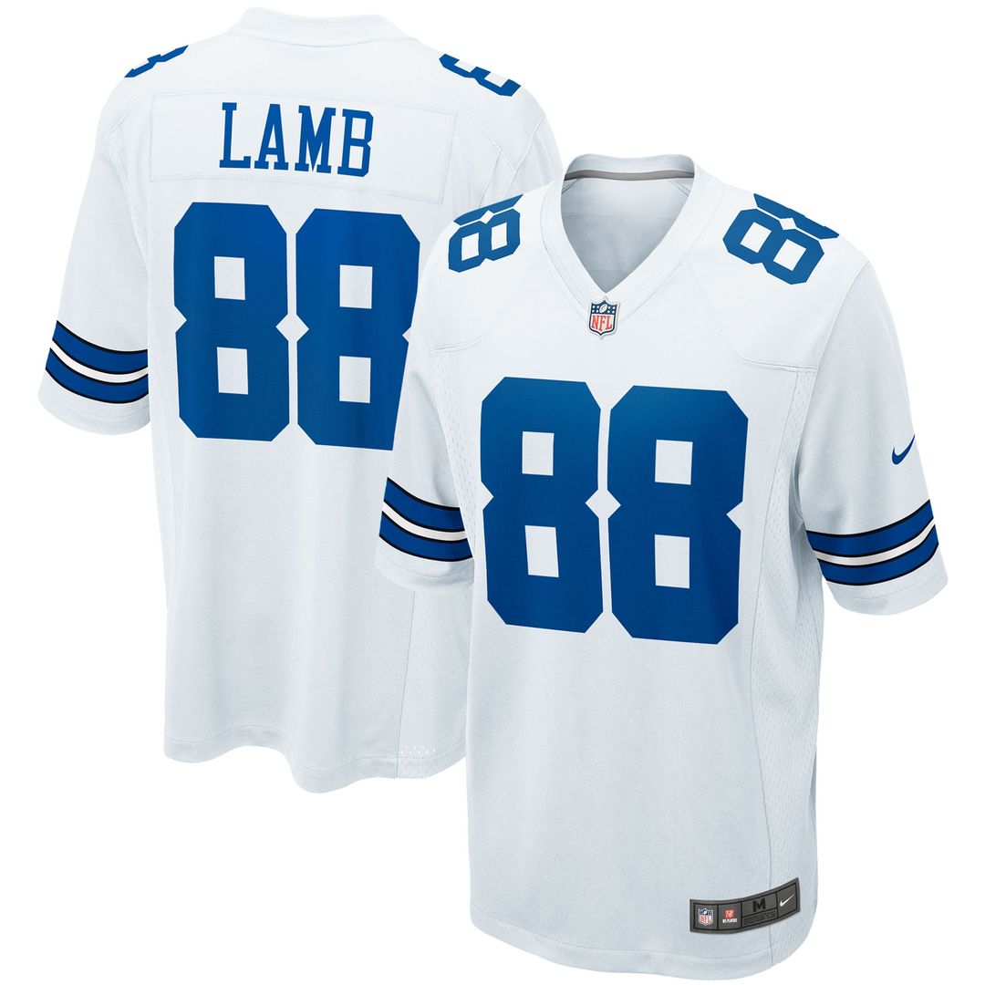 CeeDee Lamb Dallas Cowboys Nike Game Team Jersey - White Official NFL Team Apparel Football Fan Gear