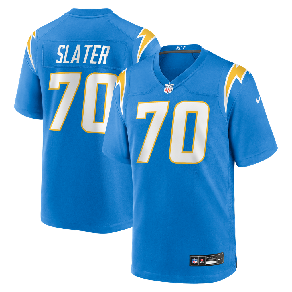 Rashawn Slater Los Angeles Chargers Nike Game Jersey - Powder Blue Official NFL Team Apparel Football Fan Gear