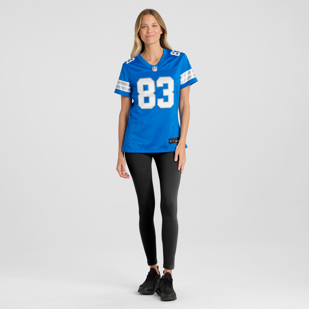 Tyler Conklin Detroit Lions Nike Women's Team Game Jersey - Blue Official NFL Team Apparel Football Fan Gear