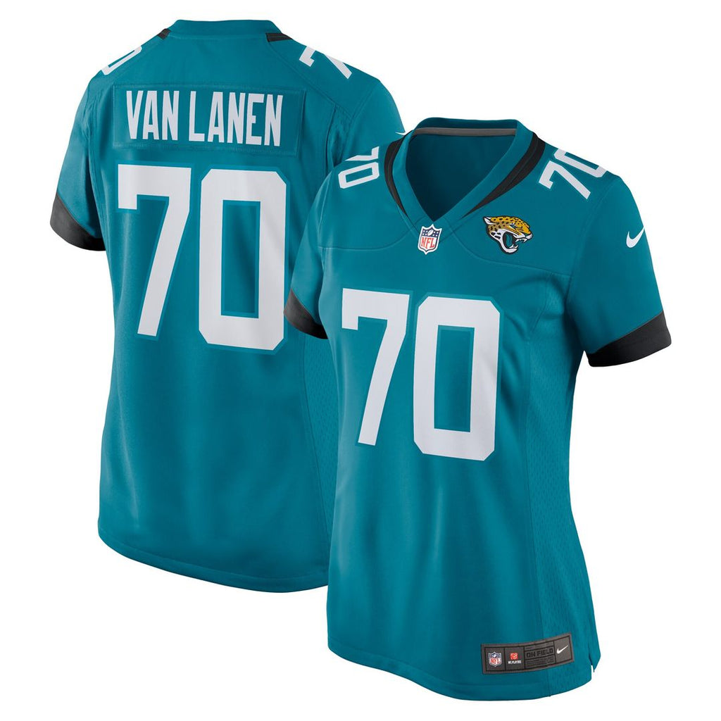 Cole Van Lanen Jacksonville Jaguars Nike Women's Game Player Jersey - Teal Official NFL Team Apparel Football Fan Gear