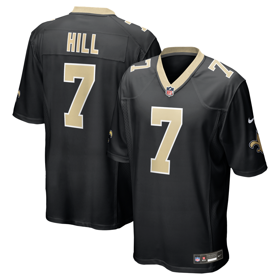 Taysom Hill New Orleans Saints Nike Game Jersey - Black Official NFL Team Apparel Football Fan Gear