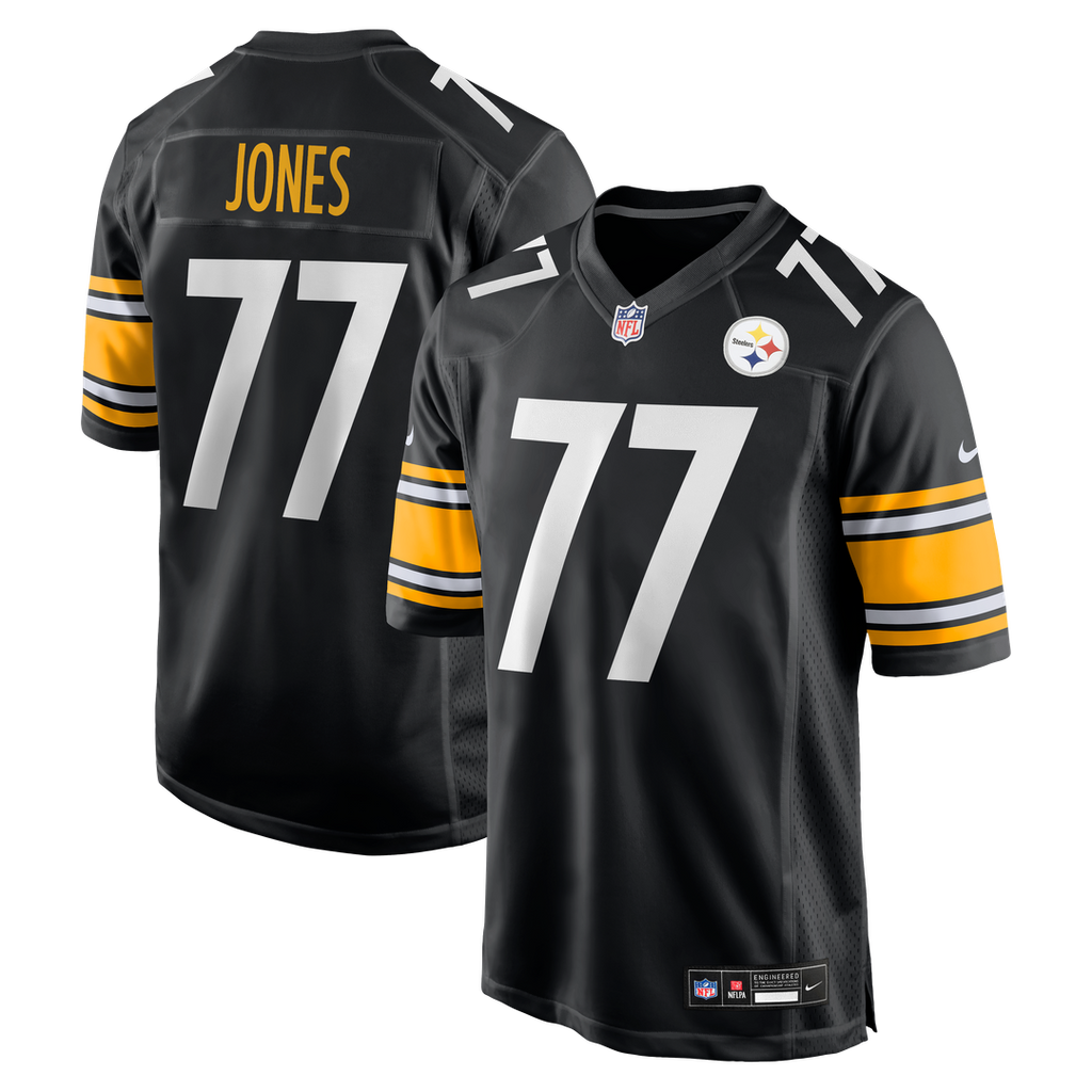 Broderick Jones Pittsburgh Steelers Nike Game Jersey - Black Official NFL Team Apparel Football Fan Gear