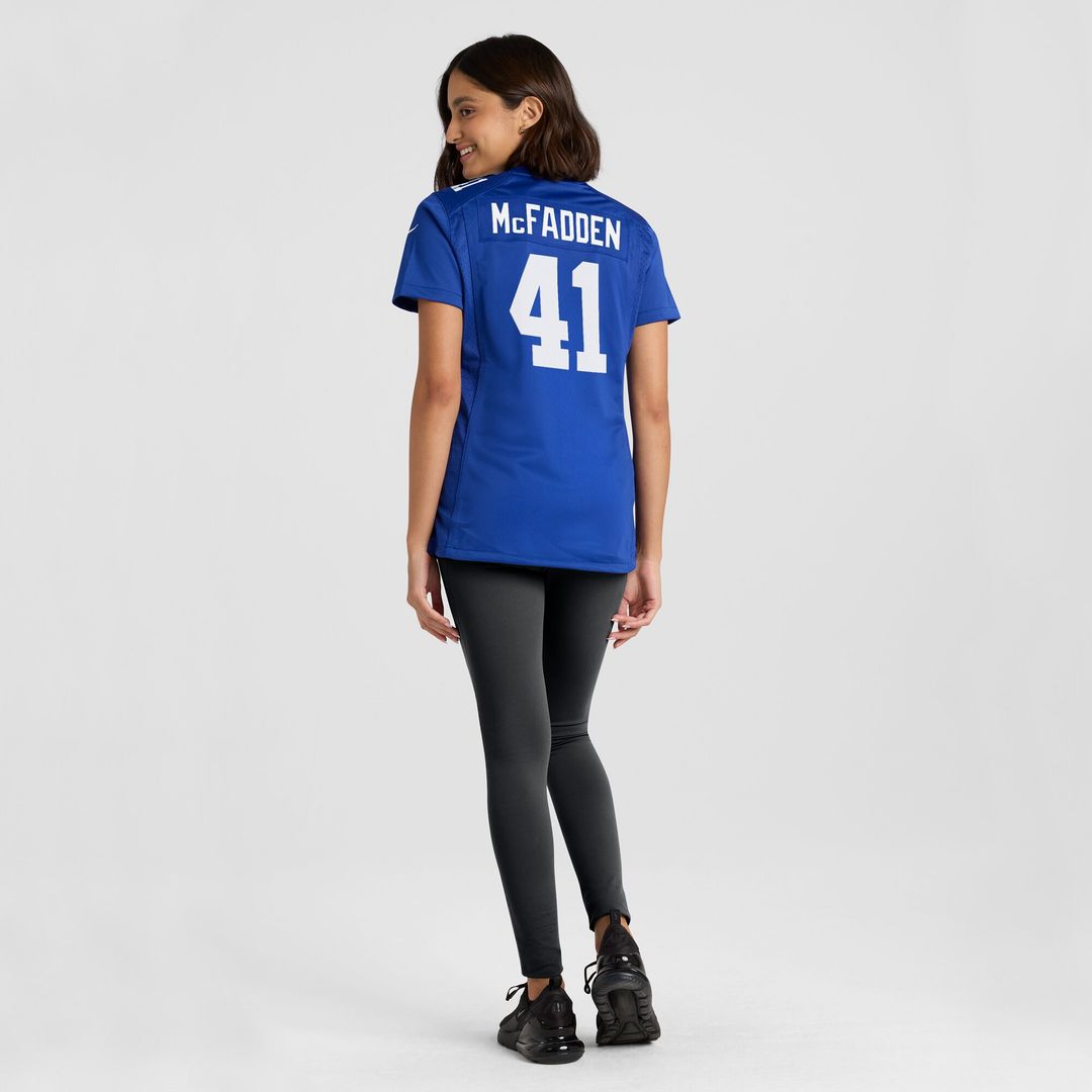 Micah McFadden New York Giants Nike Women's Game Player Jersey - Royal Official NFL Team Apparel Football Fan Gear