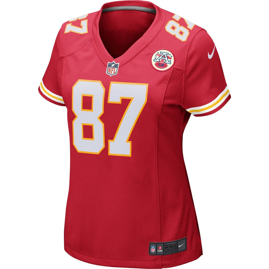 Travis Kelce Kansas City Chiefs Nike Women's Game Jersey - Red Official NFL Team Apparel Football Fan Gear