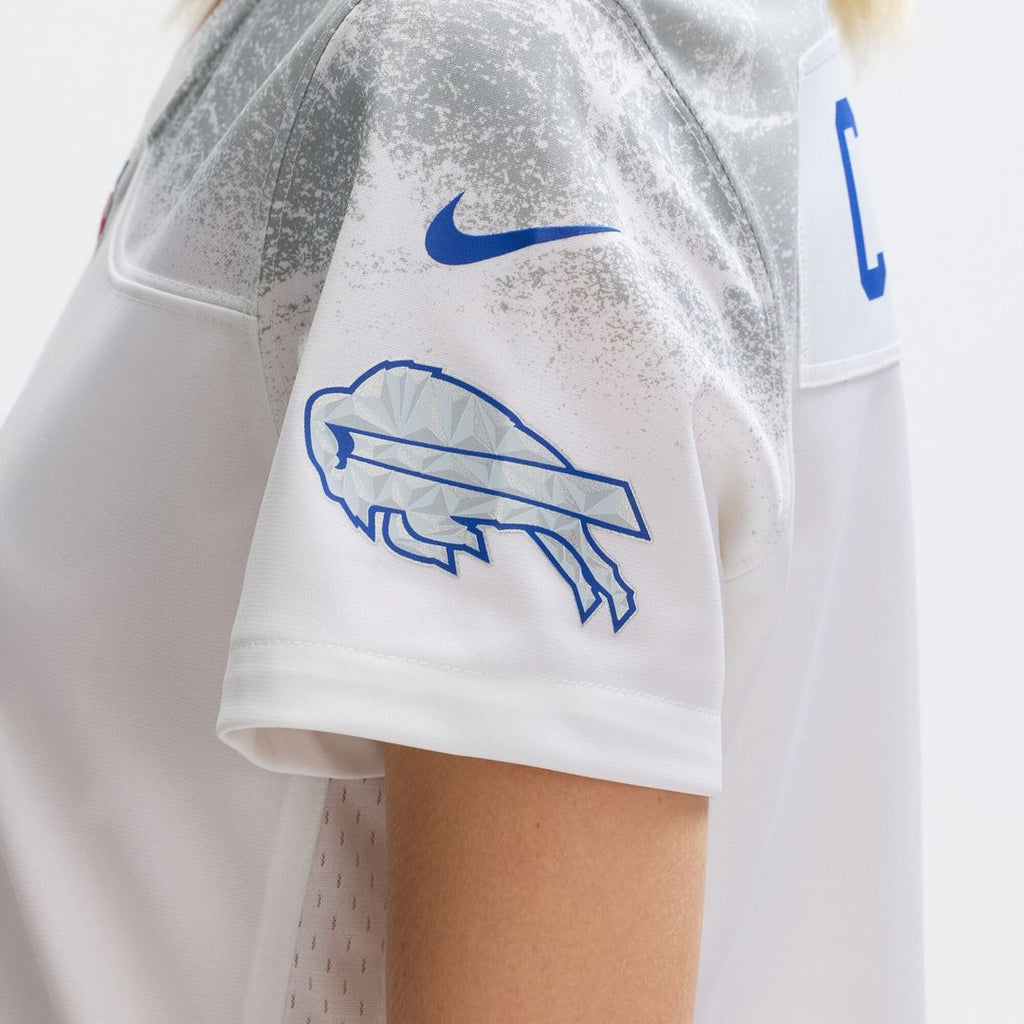 Keon Coleman Buffalo Bills Nike Women's 2025 Rivalries Collection Game Jersey - White Official NFL Team Apparel Football Fan Gear