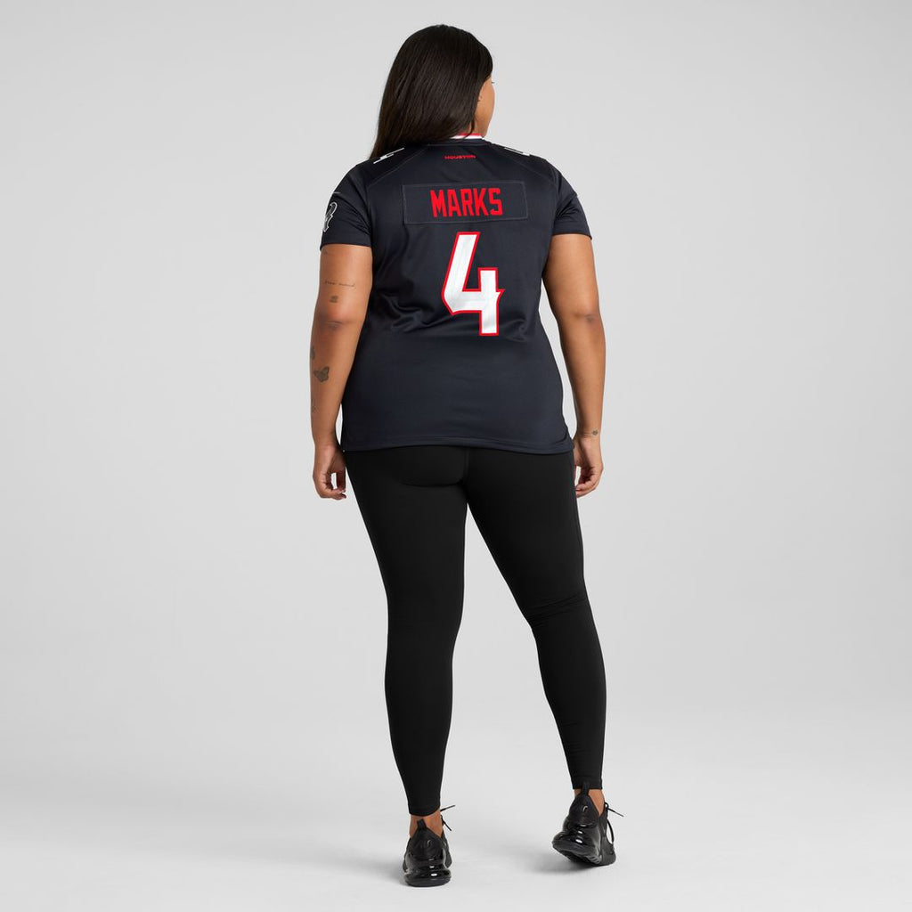 Woody Marks Houston Texans Nike Women's Team Game Jersey - Navy Official NFL Team Apparel Football Fan Gear