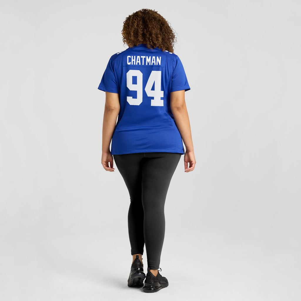 Elijah Chatman New York Giants Nike Women's Game Jersey - Royal Official NFL Team Hat Football Fan Cap