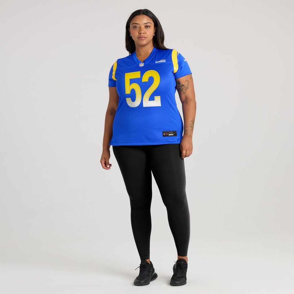 Larrell Murchison Los Angeles Rams Nike Women's Team Game Jersey - Royal Official NFL Team Apparel Football Fan Gear