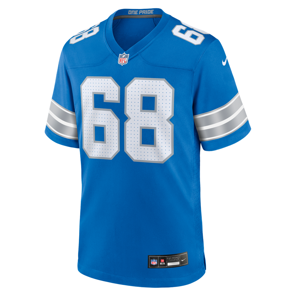 Taylor Decker Detroit Lions Nike Team Game Jersey - Blue Official NFL Team Apparel Football Fan Gear