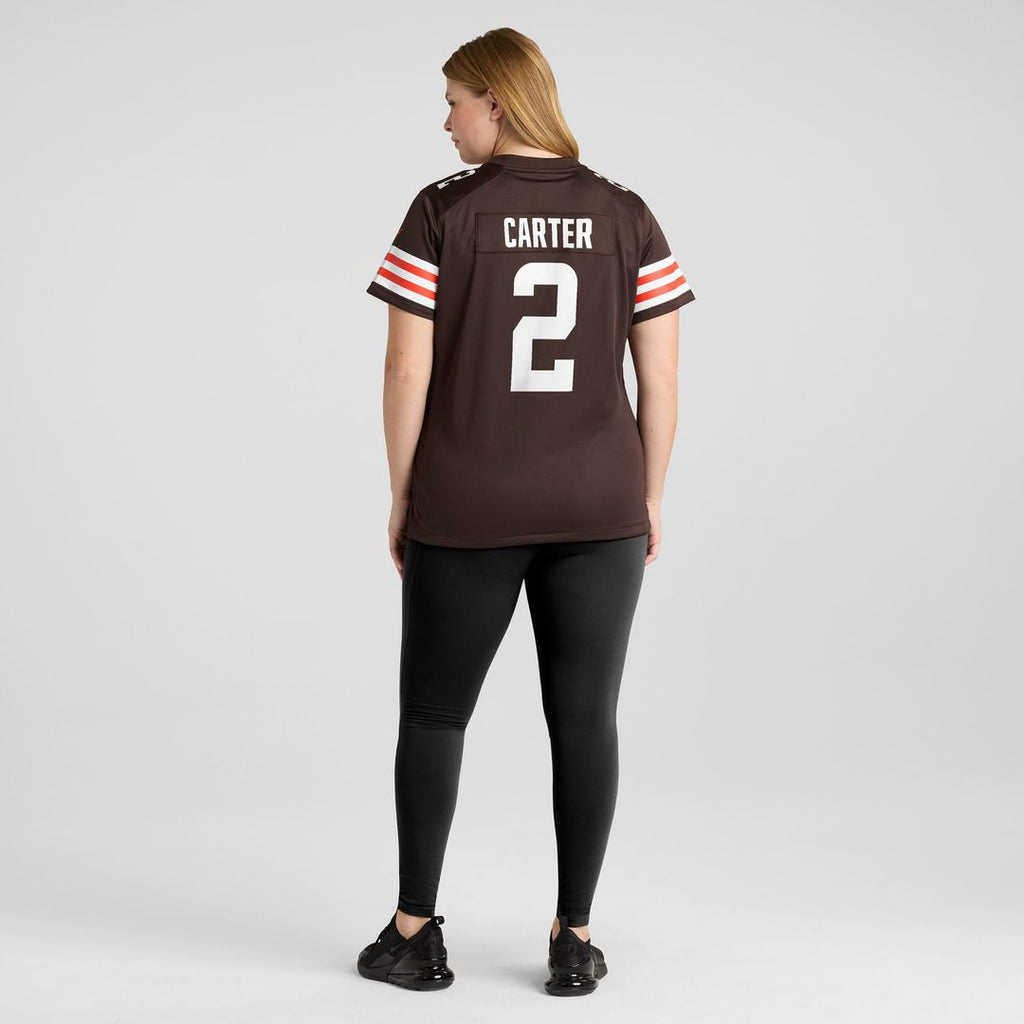 DeAndre Carter Cleveland Browns Nike Women's Team Game Jersey - Brown Official NFL Team Apparel Football Fan Gear