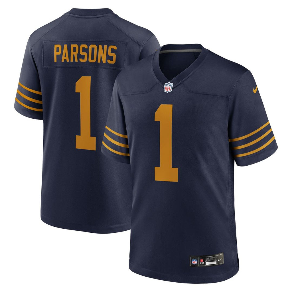 Micah Parsons Green Bay Packers Nike The 1923 Classic Game Jersey - Navy Official NFL Team Apparel Football Fan Gear