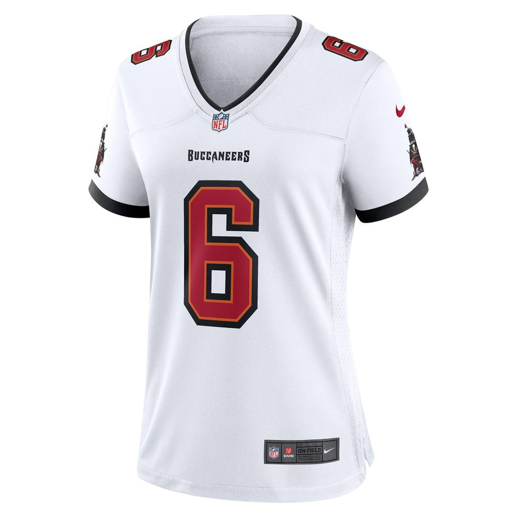 Baker Mayfield Tampa Bay Buccaneers Nike Women's Away Game Jersey - White Official NFL Team Apparel Football Fan Gear