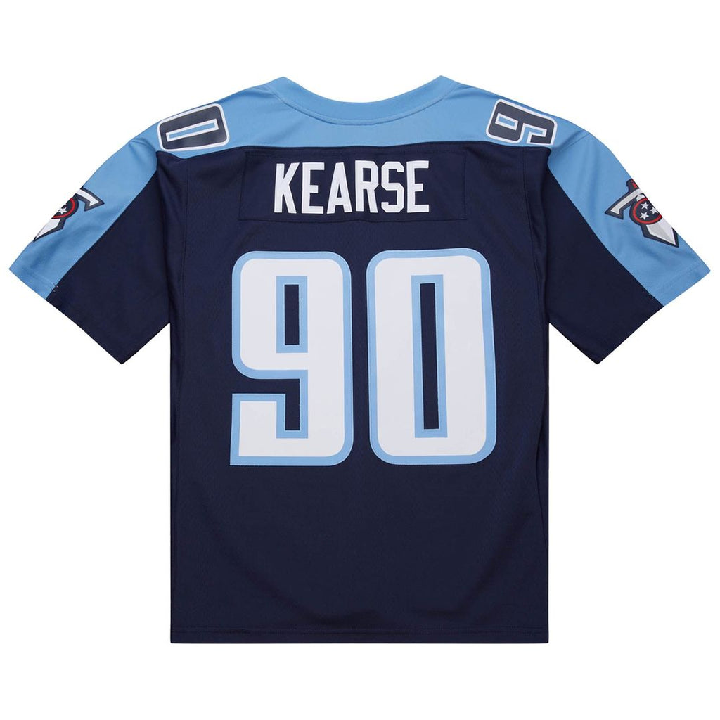 Jevon Kearse Tennessee Titans Mitchell & Ness 1999 Legacy Replica Jersey - Navy Official NFL Team Apparel Football Fan Gear