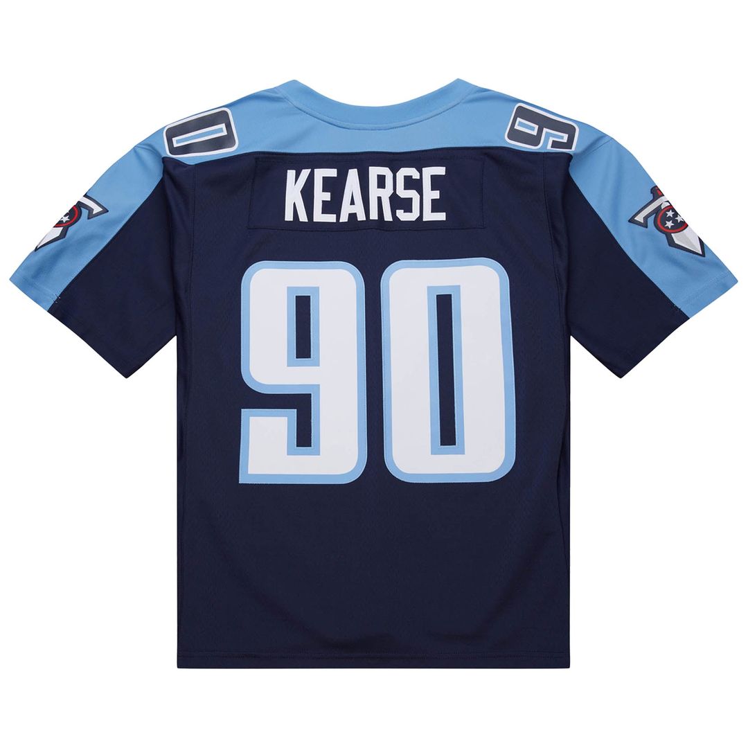 Jevon Kearse Tennessee Titans Mitchell & Ness 1999 Legacy Replica Jersey - Navy Official NFL Team Apparel Football Fan Gear