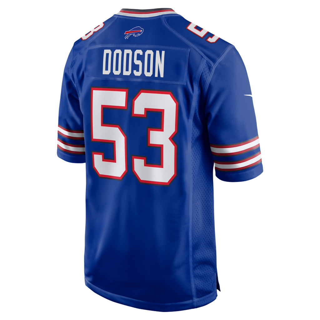 Tyrel Dodson Buffalo Bills Nike Game Player Jersey - Royal Official NFL Team Apparel Football Fan Gear