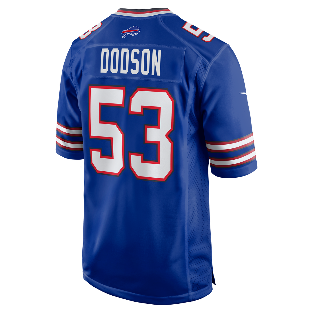 Tyrel Dodson Buffalo Bills Nike Game Player Jersey - Royal Official NFL Team Apparel Football Fan Gear