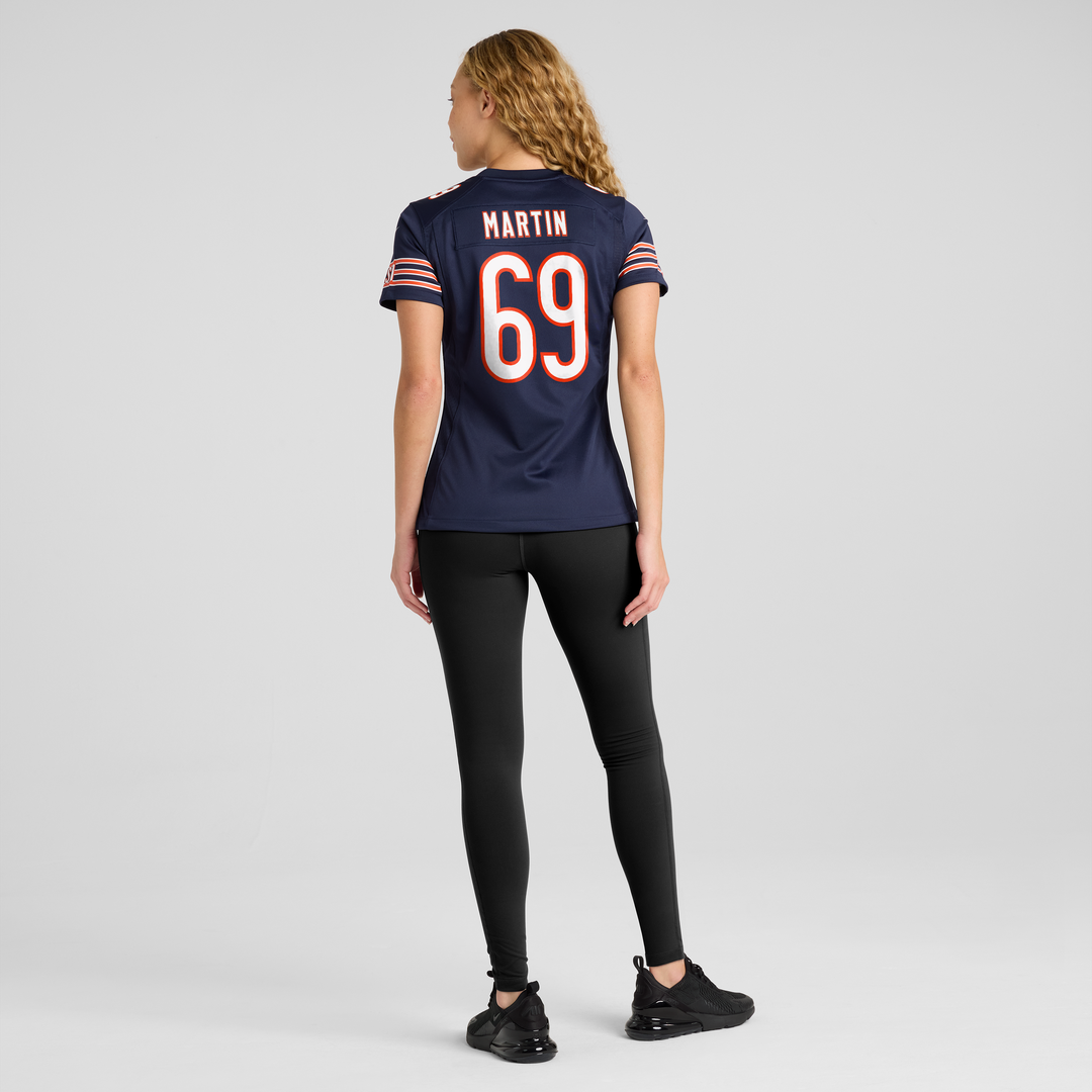 Jeremiah Martin Chicago Bears Nike Women's Team Game Jersey - Navy Official NFL Team Apparel Football Fan Gear