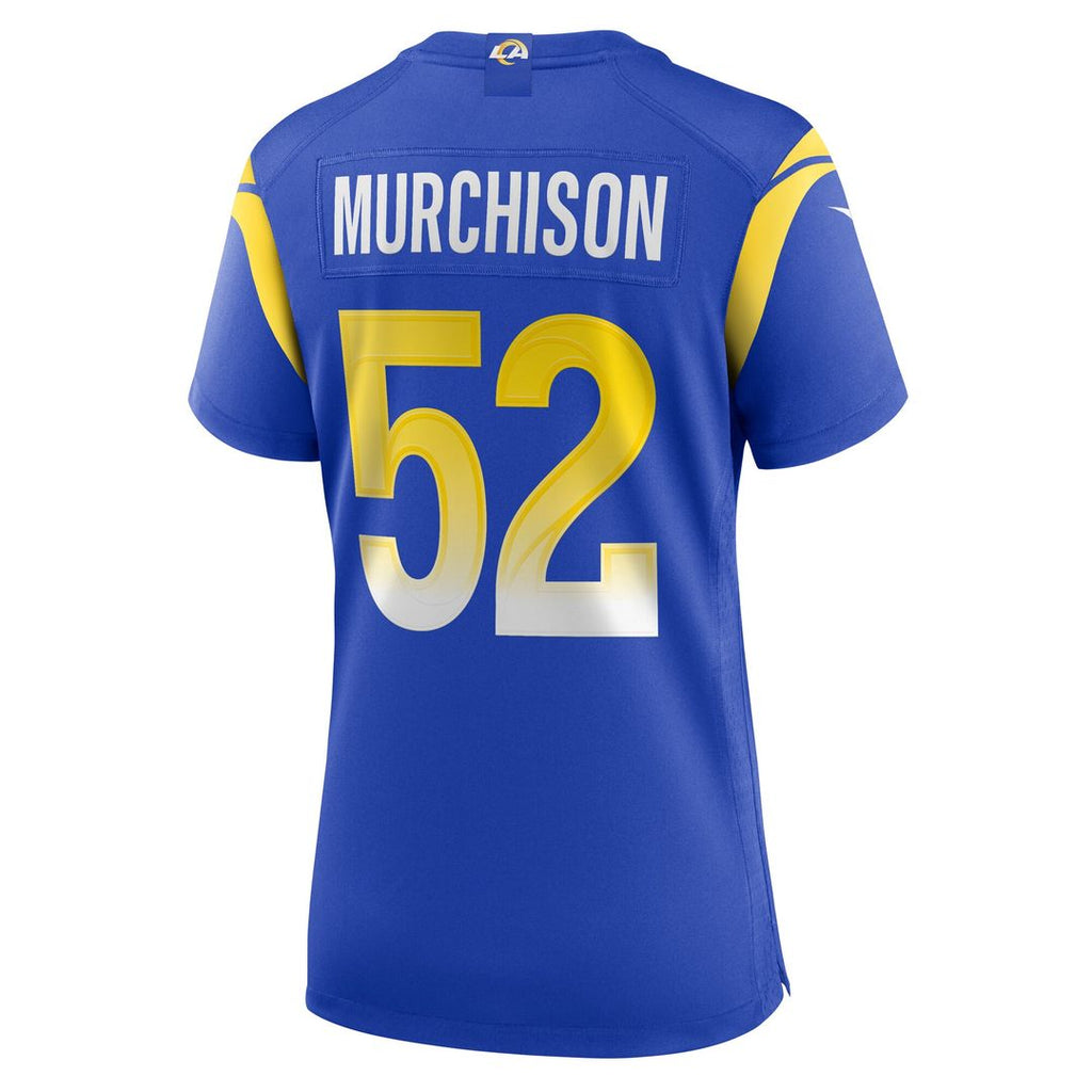 Larrell Murchison Los Angeles Rams Nike Women's Team Game Jersey - Royal Official NFL Team Apparel Football Fan Gear
