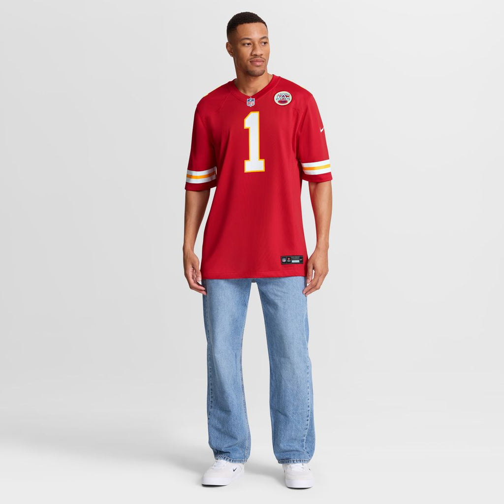 Xavier Worthy Kansas City Chiefs Nike Player Game Jersey - Red Official NFL Team Apparel Football Fan Gear
