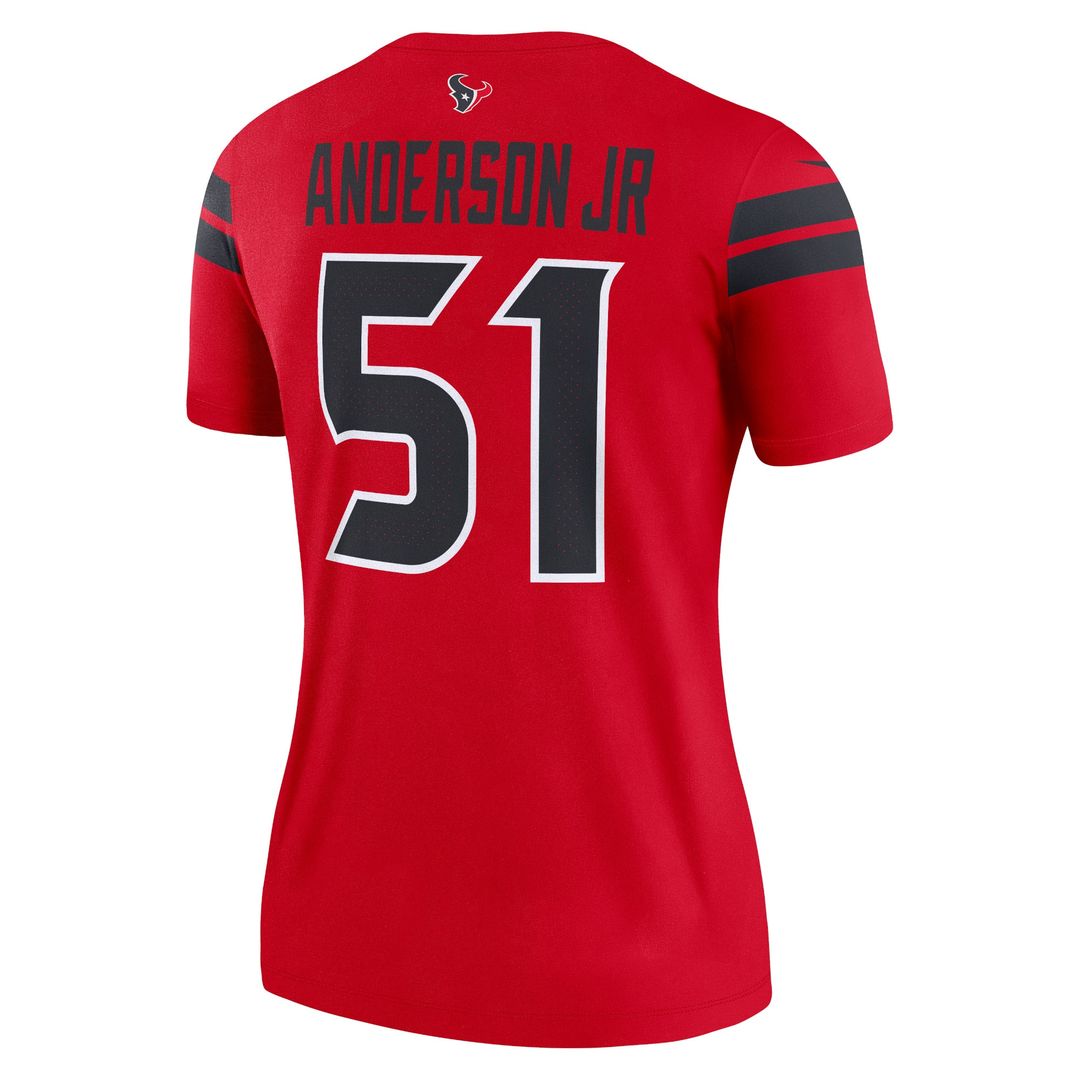Will Anderson Jr. Houston Texans Nike Women's Alternate Legend Player Performance Top - Navy NFL Fan Gear Popular Style