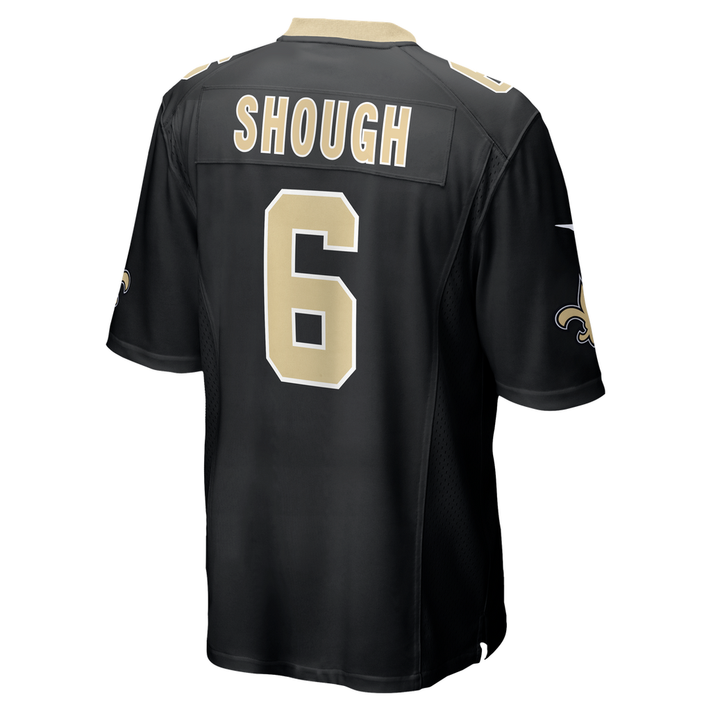 Tyler Shough New Orleans Saints Nike Game Jersey - Black Official NFL Team Apparel Football Fan Gear