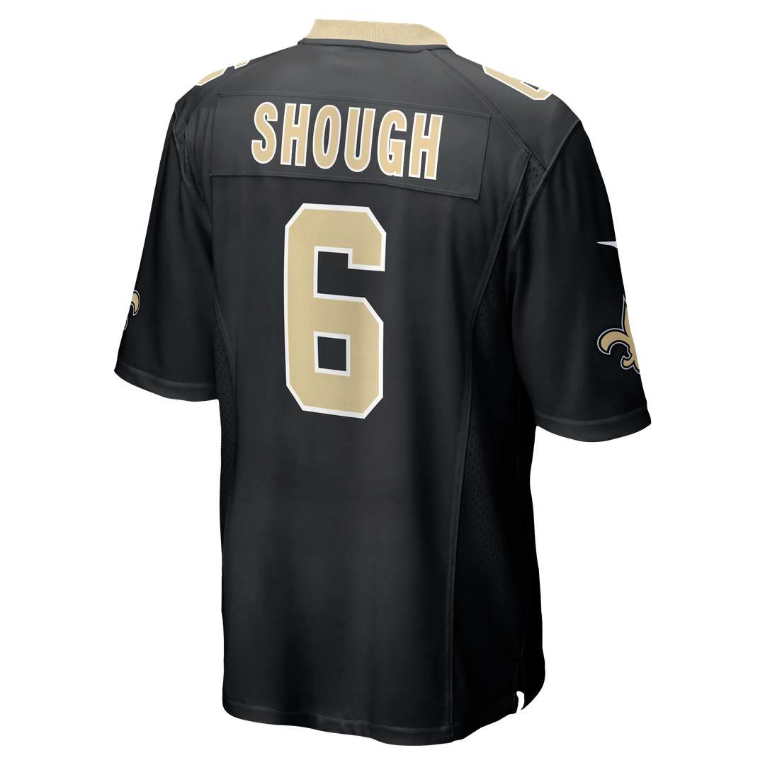 Tyler Shough New Orleans Saints Nike Game Jersey - Black Official NFL Team Apparel Football Fan Gear