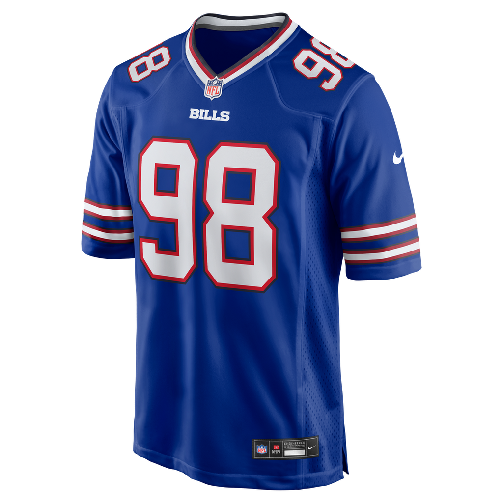 T.J. Sanders Buffalo Bills Nike Team Game Jersey - Royal Official NFL Team Apparel Football Fan Gear