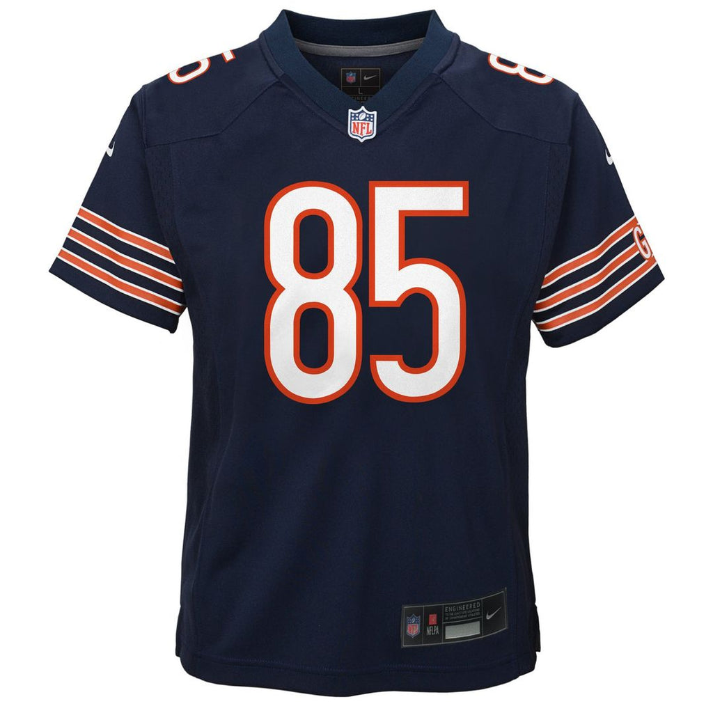 Cole Kmet Chicago Bears Nike Youth Team Game Jersey - Navy Official NFL Team Apparel Football Fan Gear
