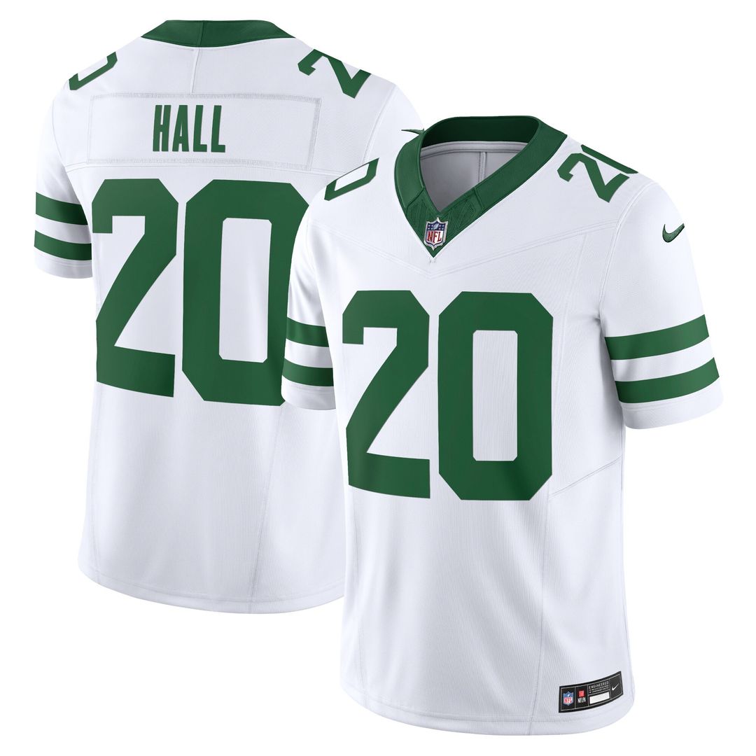 Breece Hall New York Jets Nike Vapor F.U.S.E. Limited Jersey - Legacy White Official NFL Team Apparel Football Fan Gear