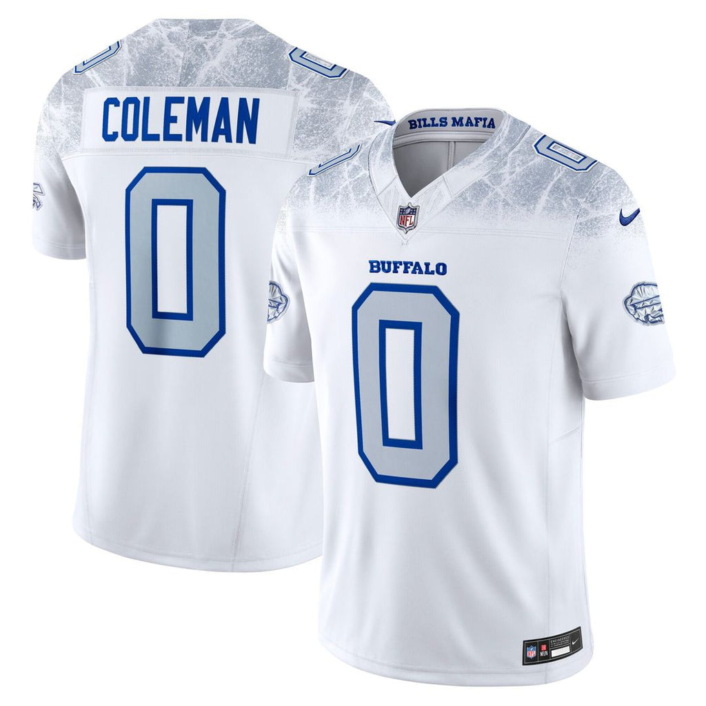 Keon Coleman Buffalo Bills Nike 2025 Rivalries Collection Stitched Limited Jersey - White Official NFL Team Apparel Football Fan Gear