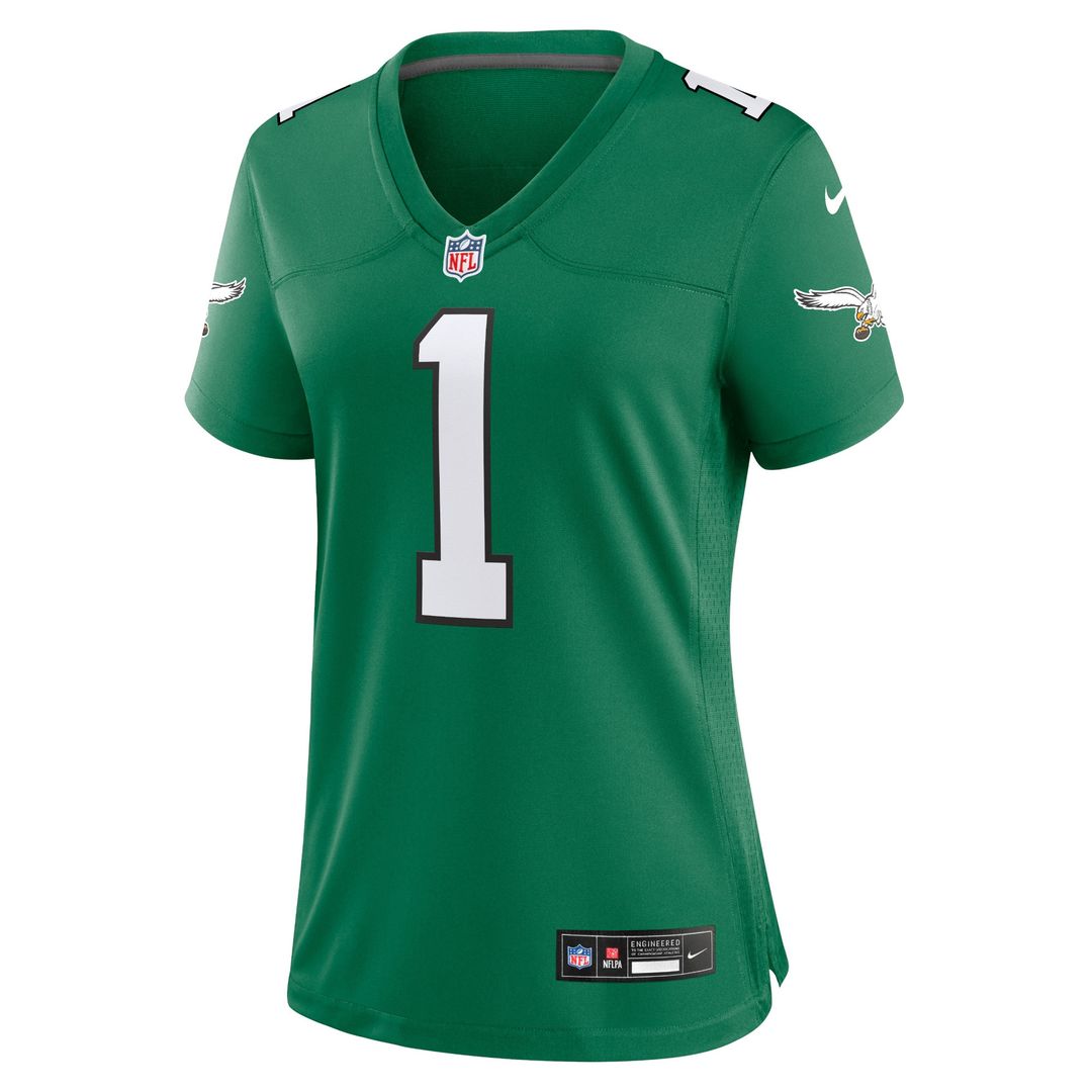 Jalen Hurts Philadelphia Eagles Nike Women's Team Game Jersey - Midnight Green Official NFL Team Apparel Football Fan Gear