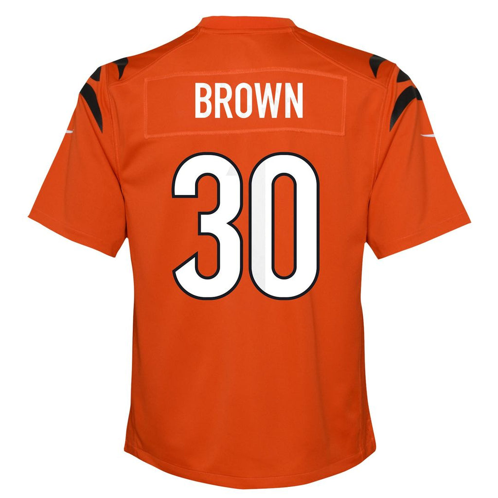 Chase Brown Cincinnati Bengals Nike Youth Youth - Orange NFL Fan Gear Popular Style