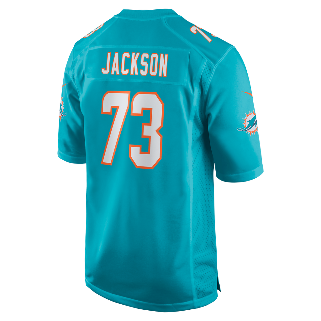 Austin Jackson Miami Dolphins Nike Game Jersey - Aqua Official NFL Team Apparel Football Fan Gear