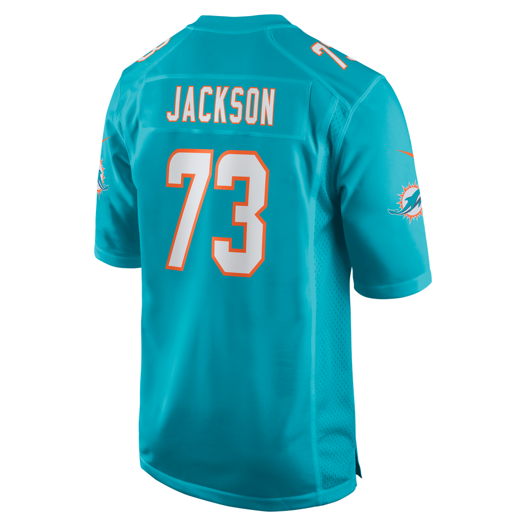 Austin Jackson Miami Dolphins Nike Game Jersey - Aqua Official NFL Team Apparel Football Fan Gear