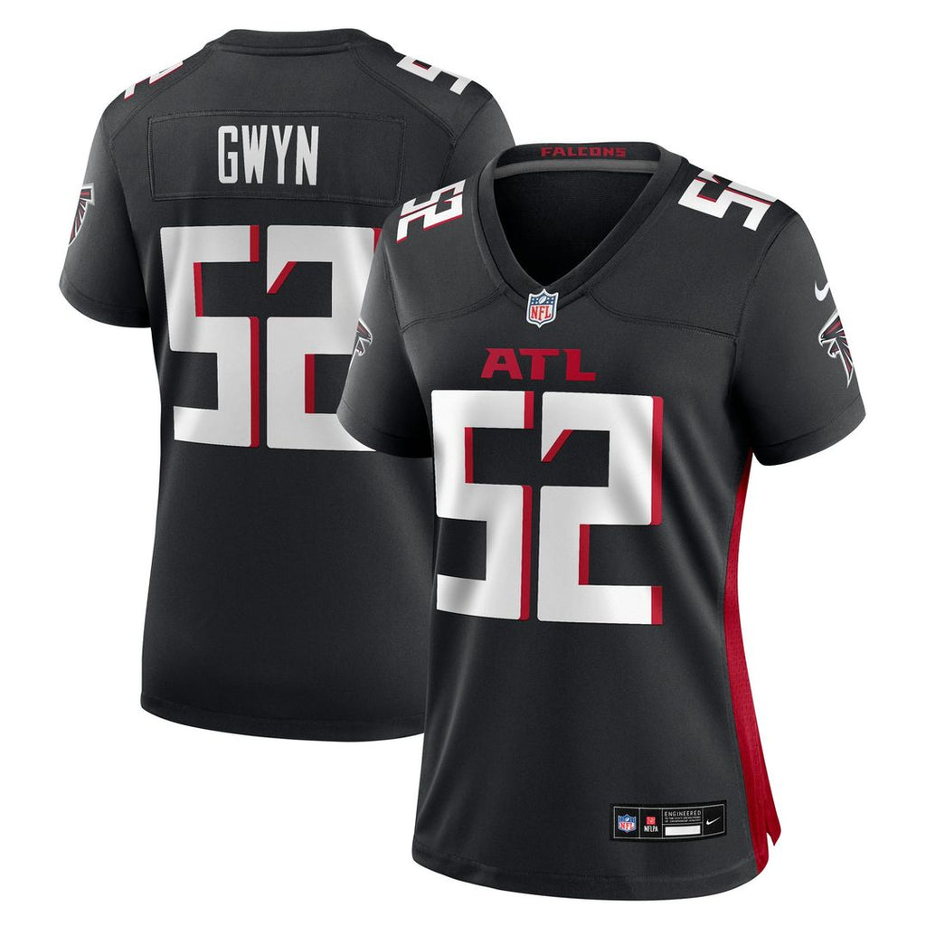 Jovaughn Gwyn Atlanta Falcons Nike Women's Team Game Jersey - Black Official NFL Team Apparel Football Fan Gear